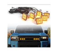 GFDJDF Direzione LIGH Per Toyota Per Land Per Cruiser Per J250 2024-2025 Griglia Segnalazione A LED Luci Posizione DRL Ingombro(1 IN 6 Amber)