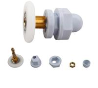 GFDSGRE Rotelle Box Doccia 4X Rulli for Porte Doccia 19/23/25/27/29mm Durable Rooms Cabins Puleggia Rullo for Porte Doccia/Runner/Ruote for Porte in Vetro da 4-8mm Ricambi Box Doccia Rotelle(27mm)