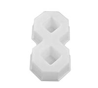 GFDSGRE Stampo Cemento Percorso da Giardino Quadrato Fai-da-Te Stampo in Mattoni di plastica for calcestruzzo Pavimentazione in propilene Passerella for marciapiedi 40x20x8cm Accessori for edifici