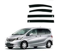 GFFLH Deflettori d'Aria per Auto per Freed MK1/GB3/GB4/GP3 2008-2015, Deflettori Auto Parapioggia Deflettori d'Aria Integrati Antipioggia Sole Accessori