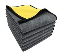 GFGJYK 6 Panno Asciugatura Microfibra Superfine per VW ID.3 E11 | 2020-2025, Assorbimento,Resistenza Rapido Lavaggio Catturapolvere Non Danneggia la Vernice