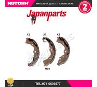 GFH19AF Kit ganasce freno (MARCA-JAPANPARTS).