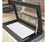 GFHOOZ Sportello di Ventilazione per lucernario per Tetto e soffitta - Apertura Manuale per tetti inclinati/Piani, Perfetto per corridoi, verande, Scale e Garage (37,4x37,4 Pollici)