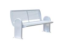 GFHTRELY Ingresso Mobili Sedia Parco Lungo Esterno, Sgabello Per Il Tempo Libero, Doppio Quadrato, Panca Da Giardino Comunità Pittoresco Sedie All'aperto (A 120CM)