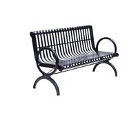 GFHTRELY Mobili Ingresso Sedie parco panchine all'aperto sedie per il tempo libero Quartiere in Ferro sedili Doppie panche Parco Piazza all'aperto Patio Sedie All'aperto (A,180CM)