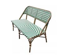 GFHTRELY Mobili per Ingresso Panca for esterni nordica Mobili da giardino Panca for il tempo libero in rattan di plastica intrecciata for panca decorativa for patio esterno Sedie da Esterno(B)