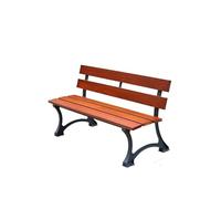 GFHTRELY Mobili per Ingresso Panchina da parco for esterni in acciaio inossidabile Sgabello for il tempo libero da giardino Panchina con schienale paesaggistico Sedie da Esterno