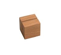 GFHTRELY Porta Biglietti da Visita Semplice retrò noce faggio cartolina base for ufficio messaggio porta biglietti da visita porta biglietti da visita Scatola Per Biglietti da Visita(White,D)