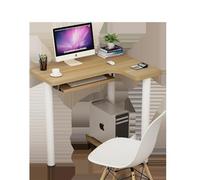 GFHTRELY Scrivania per Computer Mini Scrivania Ad Angolo For Computer Curva For Piccolo Appartamento, For Notebook, Camera Da Letto Di Casa Tavolo da Gioco(Wood color opposite)