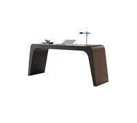 GFHTRELY Scrivania per Computer Mobile da studio for soggiorno con pannello in legno 160 cm, adatto anche for l'ufficio del capo Tavolo da Gioco(160cm)