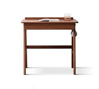 GFHTRELY Scrivania per Computer Scrivania moderna e semplice, scrivania multifunzionale, for l'apprendimento, con cassetto for fori for cavi, asta sospesa, for ufficio Tavolo da Gioco(Walnut,1 meter)