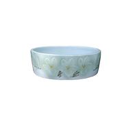 GFHTRELY Vaso da fiori in ceramica a forma di fiore di loto, per tartarughe e pesci rossi, ninfee, vaso per acqua poco profonda, lavato, grande, narciso (B)