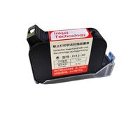 GFJHFDCR 1pcs JS12 JS12M Stampante a getto d'inchiostro termico compatibile con 600 dpi da 12,7 mm Larghezza stampata a secco rapido Eco Solvente Cartuccia(1 Red)