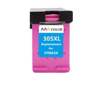 GFJHFDCR Sostituzione della cartuccia a inchiostro riempita a filo riempito compatibile 305xl per 305 xl adatto per il deskjet 2710 2720 4110 4120 4130 6010 6020 6030 6420(1Pack Color)