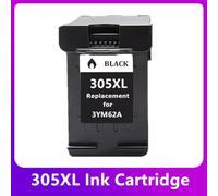 GFJHFDCR Sostituzione della cartuccia a inchiostro riempita a filo riempito compatibile 305xl per 305 xl adatto per il deskjet 2710 2720 4110 4120 4130 6010 6020 6030 6420(1Pack BK)