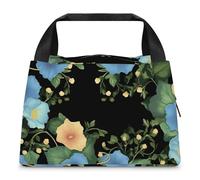 GFLFMXZW Borsa termica per il pranzo da donna, borsa per il pranzo Morning Glory per uomo, riutilizzabile