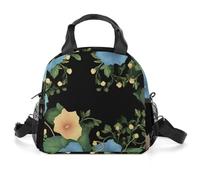 GFLFMXZW Borsa termica per il pranzo da donna, borsa per il pranzo Morning Glory per uomo, riutilizzabile