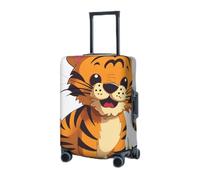 GFLFMXZW Copertura elastica per valigie da viaggio, motivo: tigre maculata, copertura protettiva per bagagli da viaggio, antigraffio, copertura decorativa per adulti (45,7-81,3 cm), Nero , XL