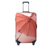 GFLFMXZW Copertura per bagagli con ombrello, copertura per valigia, lavabile, elasticizzata, antigraffio, per bagagli da viaggio da 45,7 a 78,7 cm, Nero , L