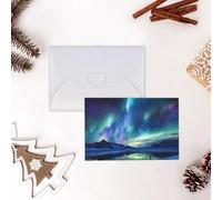 GFLFMXZW Divertente biglietto di San Valentino con aurora boreale biglietti di auguri vuoti con buste biglietto di compleanno biglietto di nozze biglietto di simpatia Thinking of You Card