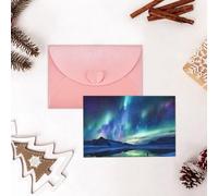 GFLFMXZW Divertente biglietto di San Valentino con aurora boreale biglietti di auguri vuoti con buste biglietto di compleanno biglietto di nozze biglietto di simpatia Thinking of You Card