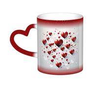 GFLFMXZW Tazza che cambia colore romantico amore tazza di caffè tazza di caffè tazza di caffè tazza creativa tazza di caffè tazza magica tazza di tè magico