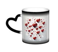 GFLFMXZW Tazza che cambia colore romantico amore tazza di caffè tazza di caffè tazza di caffè tazza creativa tazza di caffè tazza magica tazza di tè magico