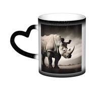 GFLFMXZW Tazza che cambia colore Sud Africa animale tazza da caffè in ceramica tazze da caffè tazza creativa tazza magica tazza da tè magica