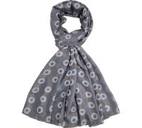 GFM® Sciarpa da donna grande e leggera, scialle lunga, alla moda, con motivi floreali, foglie, geometrici e classici, elegante accessorio primaverile ed estivo per tutte le stagioni (FP3), L