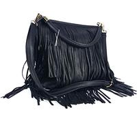GFM Tracolla in ecopelle morbide frange (Stile 3-F1618-KL-00)