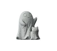 Gfm724 - Statua decorativa per interni a forma di gatto di Halloween, decorazione per la casa, la cucina, il tavolo (A, 5 x 5,5 x 5,8 cm)