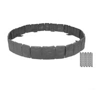 GFor LFor awn Bordatura per la definizione di aiuole per e GrFor ass For areFor as Using WeFor atherproof PlFor astic Construction (Grigio)