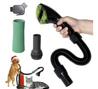 Gforest Pet Vacuum Grooming Brush Hair Remover Shedding Deshedding Kit di attrezzi per cani e gatti (nero)