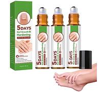 Gfouk 5 Days Nail Growth and Hardening Repair Roller,Nail Growth and Strengthening Serum, Toenail Growth Treatment Essence Nail Repair Essence Roller (3pcs)