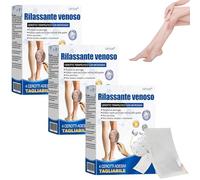 GFOUK Rilassante venoso CEROTTO TERAPEUTICO CON MICROAGHI, 4PCS Patch per Vene Varicose, Patch Riduce Le Vene Varicose,Cerotti Lenitivi per Le Gambe (3 Pezzi)
