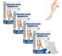 GFOUK Rilassante Venoso Cerotto Terapeutico con Microaghi, Cerotti per Vene Varicose Gambe, Circolazione gambe, Microcircolo e Trattamento delle Vene Varicose, per Uomini e Donne (4 Pezzi)