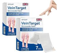 GFOUK Vein Target Microneedle Patch, 2026 Advanced Varicose Veins Treatment for Legs, Gfuel VeinTarget Varicose Veins Patch, Natural Ingredients Leg Treatment for All Skin Types