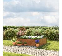 GFP Halfsize 119 x 119 x 39 cm Orto rialzato, look legno - (GFPV00502)