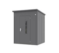 GFP Primeyard Casetta da giardino metallo 180x158x231 cm Armadio da esterno per attrezzi antracite