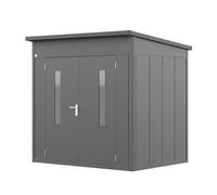 GFP Primeyard Casetta da giardino metallo 228x180x231 cm Armadio da esterno per attrezzi antracite
