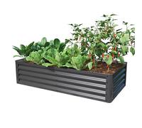 GFP PRIMEYARD Orto rialzato LUCA, acciaio, antracite 150x75x35 cm