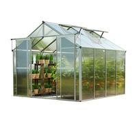 GFP Serra Topas 4 telaio in alluminio 225 x 259 cm, lastre a doppia parete di 6 mm