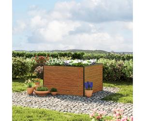 GFP Standard 119 x 119 x 77 cm Orto rialzato, look legno - (GFPV00324)