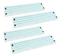 GFRED 4 Panni di Ricambio Panno Mop in Microfibra Compatibili Con Leifheit Clean Twist XL Micro Duo Set di Mocio in Microfibra Accessori di Ricambio Mop Forte Potere Pulente