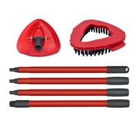 GFRED Set di 3 mocio compatibile con Vileda Spin Turbo Easy Wring Mop, 1 mocio di ricambio, 1 pezzo, 1 pezzo, 1 manico di ricambio per la pulizia dei pavimenti del bagno