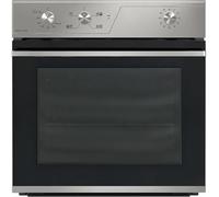 Glem Gas Forno Elettrico e a Gas da incasso Ventilato 63 Litri 60 Cm Classe A colore Inox e Nero - GFRV21IX-S2