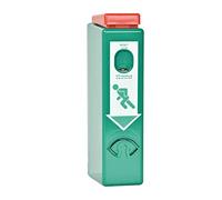 GFS Rilevatore porta HI 990 100 PHZ laccato verde con 2 chiavi batteria 9 V