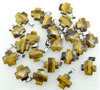Gfsdjalkj 1. 0pc. Ciondolo di Cristallo del Quarzo del Quarzo del Mix di Pietra Naturale for la Collana di Fabbricazione dei Gioielli (Metal Color : No.8)