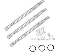 GFTIME 3 bruciatori universali Charbroil, Napoleon, Landmann, Enders, Barbecook, Tepro, Taino, Proficook, bruciatori regolabili in acciaio inox, accessori