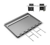 GFTIME 66,2 x 47,8 cm Plancha 7599 per Weber Genesis II & II LX 300 Serie E310 S310 E315 S315 E320 S320, piastra piatta antiaderente per Weber Genesis II 66095, 1 pezzo